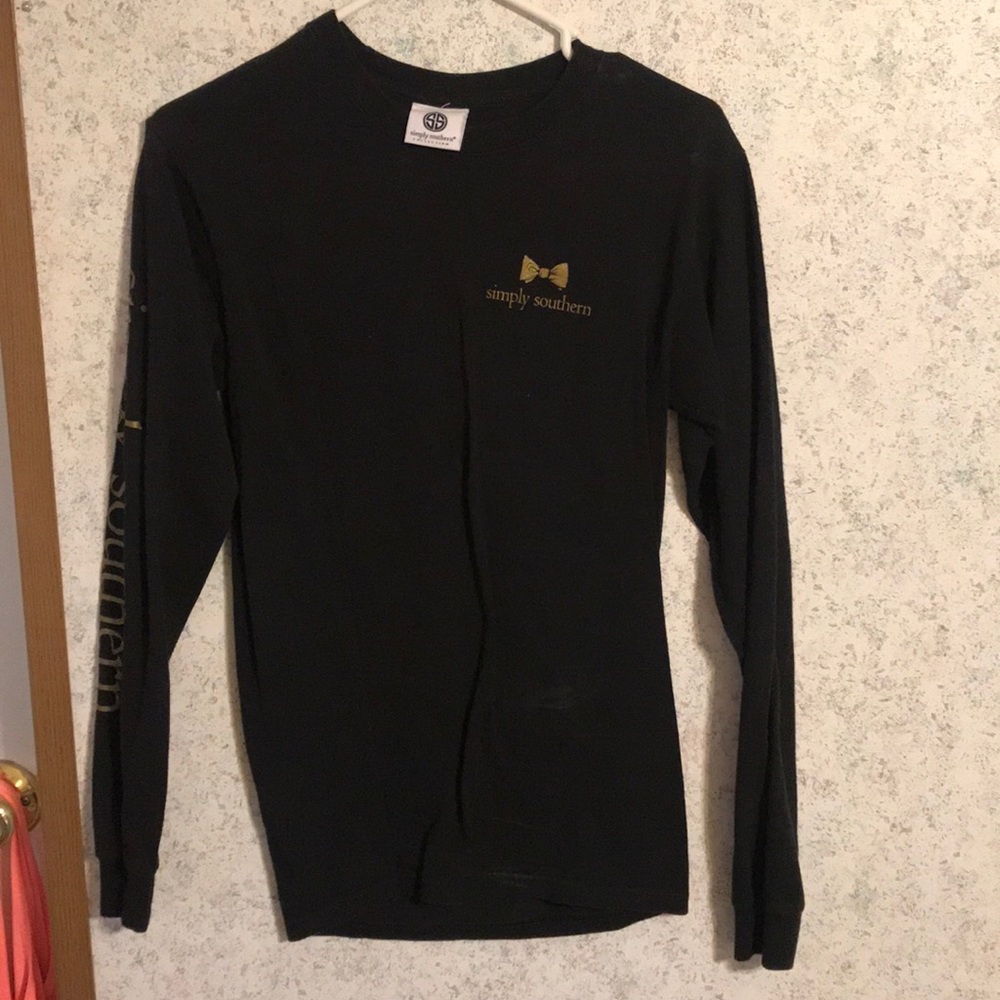 Black long sleeve Simply Southern Shirt